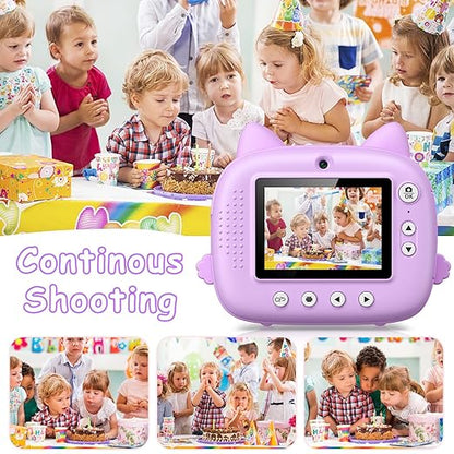 Kids Camera Instant Print & 2.5K Digital Video Instant Print Camera for Kids